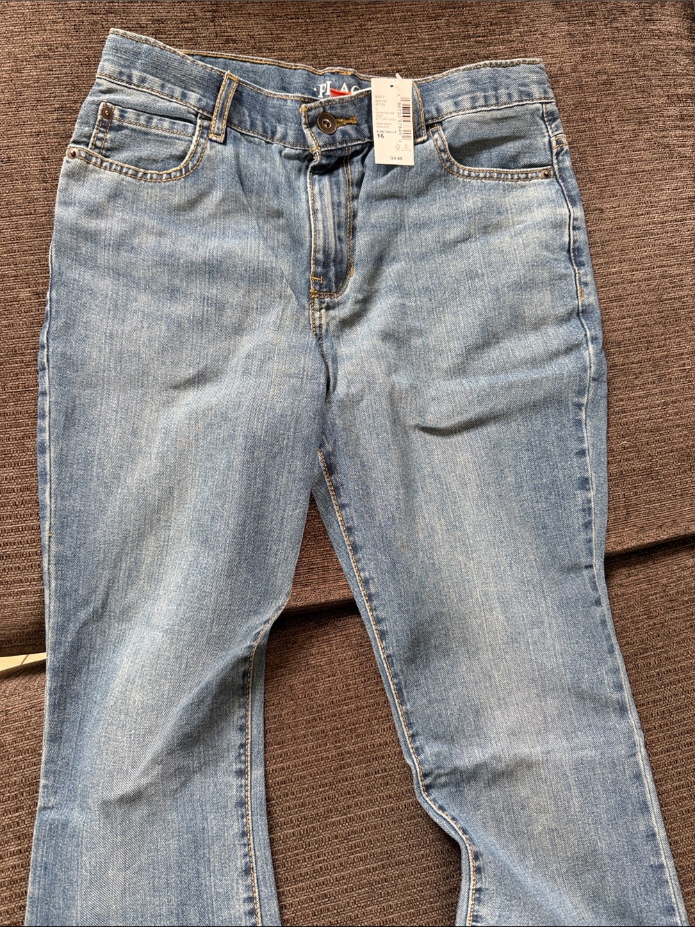 The Children's Place boys Jeans in Light Blue Wash size 16 nwt